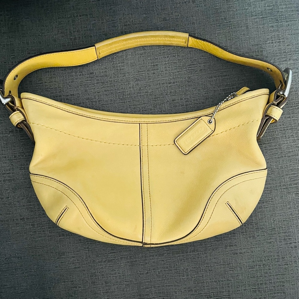 Coach Leather Shoulder Bag